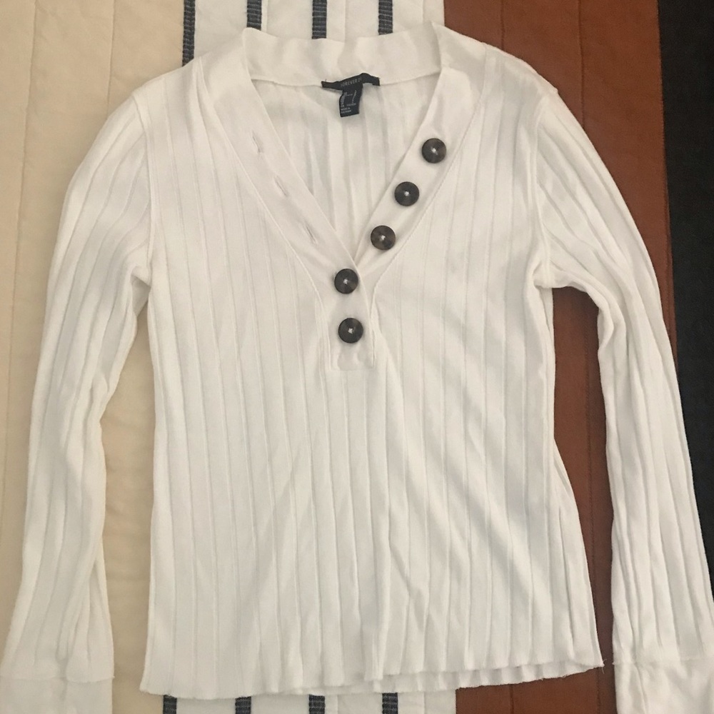 Forever 21 Thermal Ribbed Top